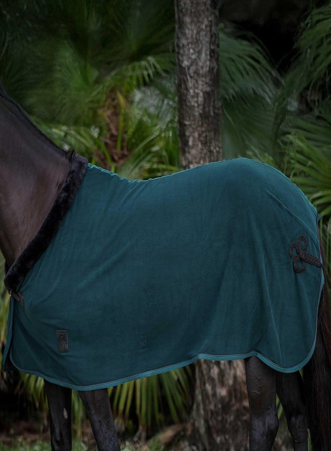 Equinavia Koselig Fleece Cooler - Deep Green - 78 in - Image 2